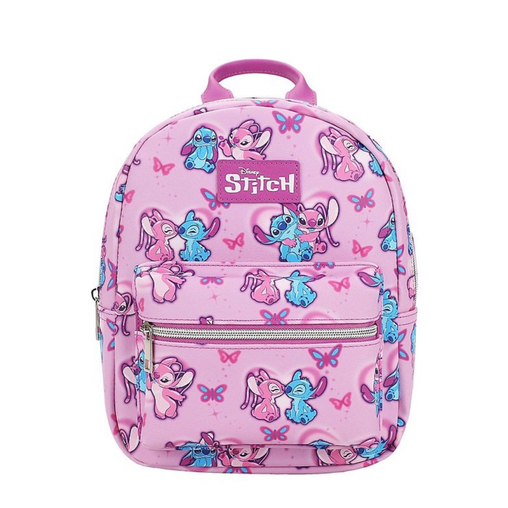 Disney Ángel & Stitch Pink and Blue Mini Backpack Collectible New